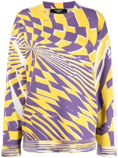 Stella McCartney джемпер Psychedelic с узором из коллаборации с Ed Curtis