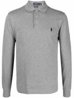 Polo Ralph Lauren рубашка поло с вышивкой