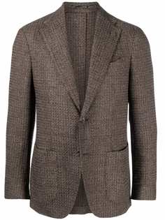 Lardini однобортный пиджак с брошью