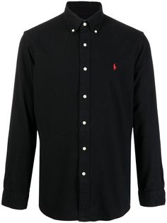 Polo Ralph Lauren рубашка с вышитым логотипом Pony