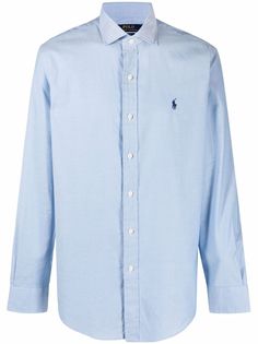 Polo Ralph Lauren рубашка с длинными рукавами и вышивкой
