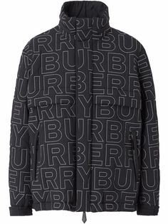 Burberry куртка с вышитым логотипом