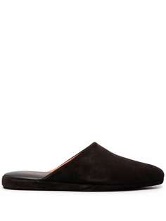 Santoni замшевые слиперы