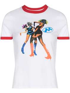 Mowalola футболка Fight Me Ringer