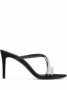 Giuseppe Zanotti босоножки Croisette с кристаллами