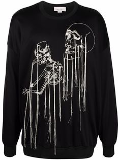 Alexander McQueen толстовка с принтом
