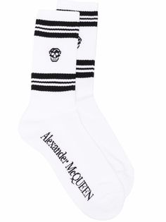 Alexander McQueen носки с логотипом Skull