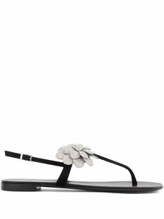 Giuseppe Zanotti босоножки Phoebe с кристаллами
