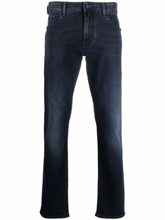 Jacob Cohen зауженные джинсы с нашивкой-логотипом