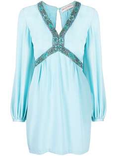 Emilio Pucci декорированное шелковое платье