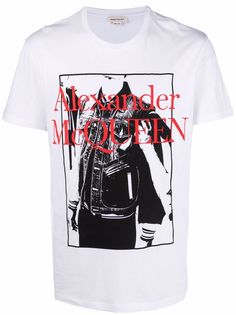 Alexander McQueen футболка с логотипом