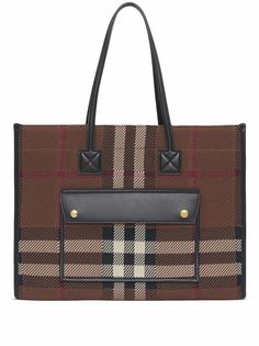 Burberry сумка-тоут Freya среднего размера