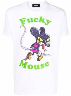 Dsquared2 футболка с графичным принтом