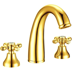Смеситель для раковины Boheme Tradizionale Oro золотой 4,8х16х17 см