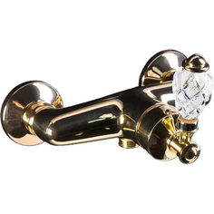 Смеситель для душа Boheme Vogue Crystal золотой 21,2х15,7х12,8 см