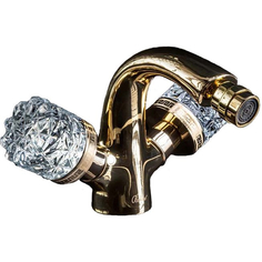 Смеситель для биде Boheme Crystal золотой 17,2х15,7х12,8 см