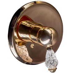 Смеситель для душа Boheme Crystal золотой 17,1х7х17,1 см