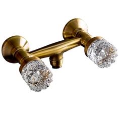 Смеситель для душа Boheme Crystal бронзовый 14,5х12,1х4,5 см
