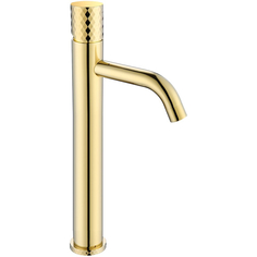 Смеситель для раковины Boheme Stick золотой 4,5х17х33,1 см