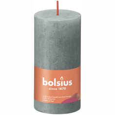 Свеча Bolsius Rustic Shine 10х5 см зеленая