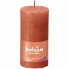 Свеча Bolsius Rustic Shine 10х5 см оранжевая