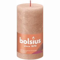 Свеча Bolsius Rustic 13х6,8 см Shine сливочная карамель