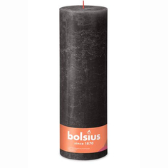 Свеча Bolsius Rustic 30х10 см Shine серый
