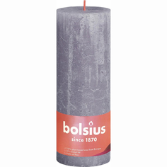 Свеча Bolsius Rustic 19х6,8 см Shine лаванда