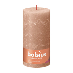Свеча Bolsius Rustic 20х10 см Shine сливочная карамель