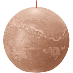 Свеча Bolsius Rustic шар 14,5 см Shine сливочная карамель