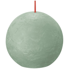 Свеча Bolsius Rustic Shine шар 7,6 см зеленый шалфей