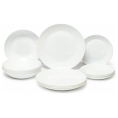 Столовый сервиз Arcopal Zelie L4122, 6 персон, 18 предм., белый