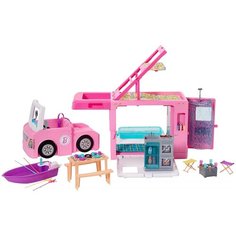 Barbie Дом мечты на колесах GHL93, розовый