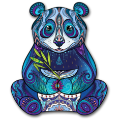 Пазл "Панда с веткой Hobby Day