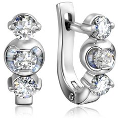 Бронницкий Ювелир Серьги из белого золота 66319385000