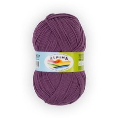 Пряжа Alpina Vera, 55% акрил, 45% хлопок, 5*100 г, 280 м+-15 м, №45, фиолетовый
