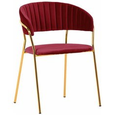 Стул Turin винный с золотыми ножками Bradex Home