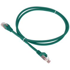 Патч-корд Lanmaster LAN-PC45 RJ-45 (m) - RJ-45 (m) CAT6 U/UTP, 1 шт., зеленый, 1 м