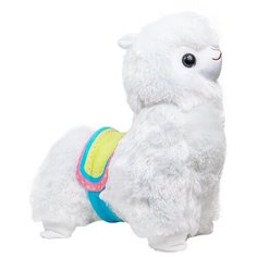 Мягкая милая плюшевая игрушка Альпака 25 см, белый Welly Well