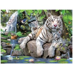 Пазл Prime 3D Белые тигры Бенгалии (13850), 100 дет.