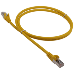Патч-корд Lanmaster LAN-PC45 RJ-45 (m) - RJ-45 (m) CAT5e F/UTP, 1 шт., желтый, 2 м
