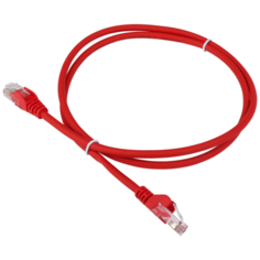 Патч-корд Lanmaster LAN-PC45 RJ-45 (m) - RJ-45 (m) CAT5e U/UTP, 1 шт., красный, 7 м