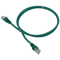 Патч-корд Lanmaster LAN-PC45 RJ-45 (m) - RJ-45 (m) CAT5e U/UTP, 1 шт., зеленый, 3 м