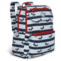 Рюкзак молодежный с карманом для ноутбука 13", потайным карманом, клапан, для девочки, женский Grizzly