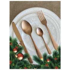 Homy Mood / Набор столовых приборов /Столовые приборы/ Столовые приборы набор/ Столовые приборы в футляре