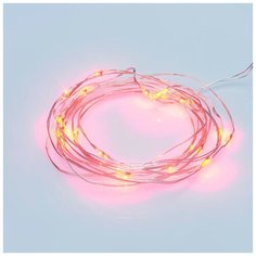 Гирлянда NEON-NIGHT 303-002, 200 см, 20 ламп, красный/прозрачный провод