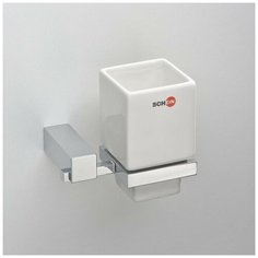 Стакан керамика к стене квадратный (063CS- R) Schein