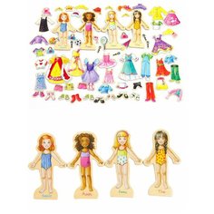 Игровой набор BeeZee Toys Нарядные малышки 079Д