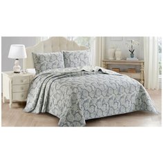 Комплект с покрывалом Cleo Melody см, 230 х 250 см, серый/белый