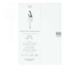 Smiltainis Альбом "Authentic Marker" в папке А4 50л 100 г/м2 белый, склейка